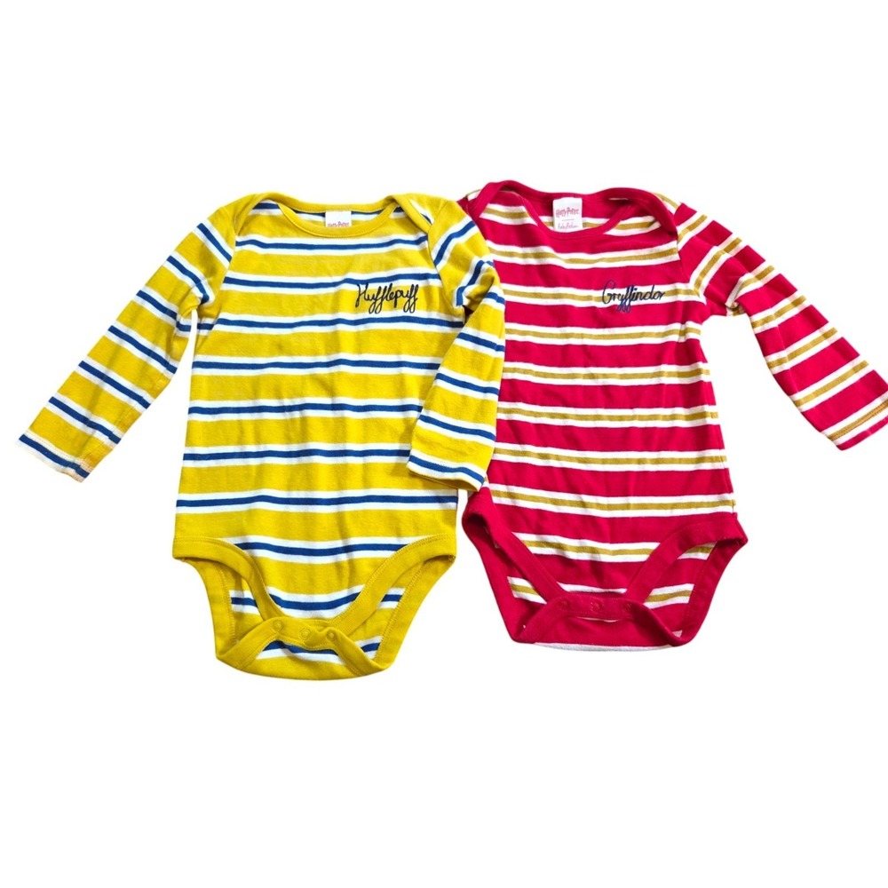 Baby Boden Harry Potter Set One Piece Outfits Hufflepuff Gryffindor 12-18 months